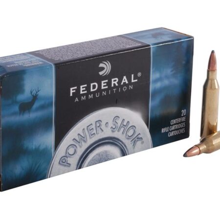 Federal Power-Shok .243 Winchester 80 Gr. Speer Hot-Cor Soft Point- Box of 20