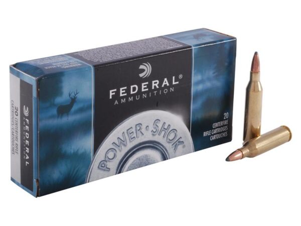 Federal Power-Shok .243 Winchester 80 Gr. Speer Hot-Cor Soft Point- Box of 20