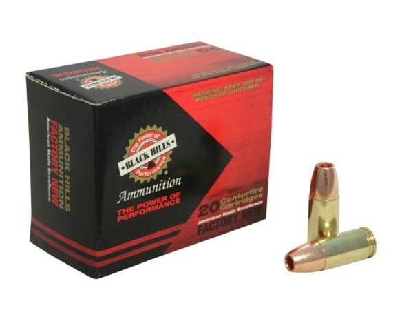 Black Hills 9mm Luger +P 115 Gr. Barnes TAC-XP Hollow Point- Lead-Free- Box of 20