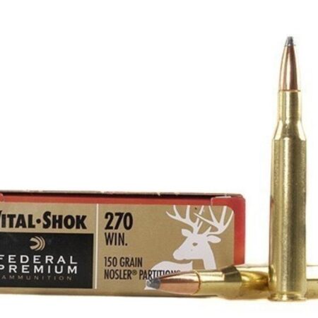 Federal Premium Vital-Shok .270 Winchester 150 Gr. Nosler Partition- Box of 20