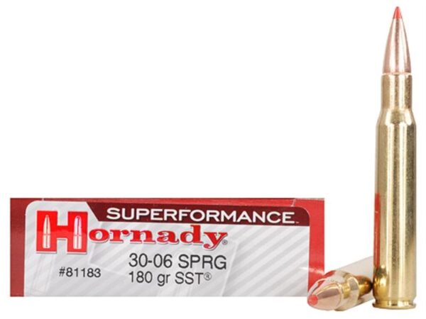 Hornady SUPERFORMANCE .30-06 Springfield 180 Gr. SST- Box of 20