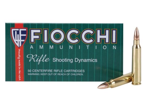Fiocchi .223 Remington 55 Gr. Full Metal Jacket- Box of 50