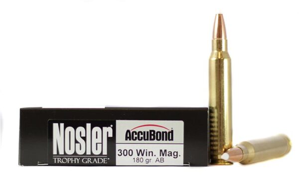 Nosler Trophy Grade .300 Winchester Magnum 180 Gr. AccuBond- Box of 20