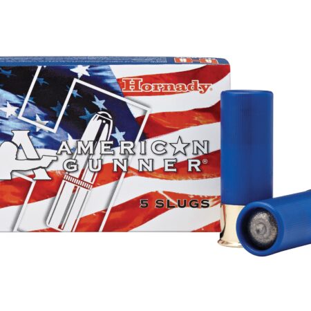Hornady American Gunner 12 Gauge 2-3/4" Reduced Recoil 1 oz Rifled Slug- Box of 5
