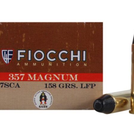 Fiocchi Cowboy Action .357 Magnum 158 Gr. Lead Round Nose Flat Point- Box of 50