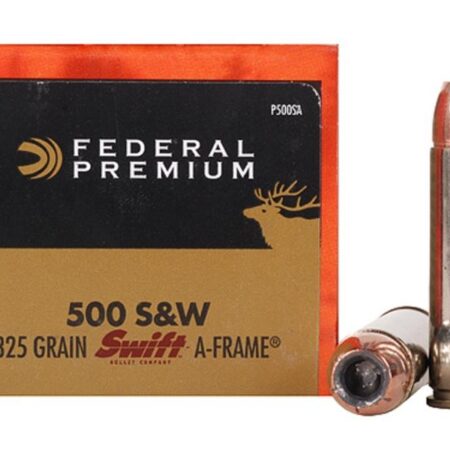 Federal Premium Vital-Shok .500 S&W Magnum 325 Gr. Bonded A-Frame Hollow Point- Box of 20