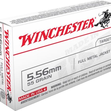 Winchester USA 5.56x45mm NATO 55 Gr. Full Metal Jacket- Box of 20