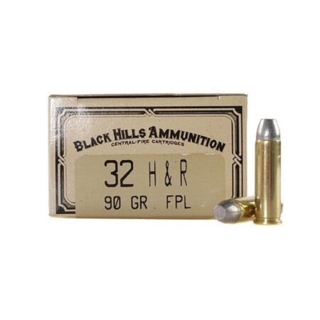 Black Hills Cowboy Action .32 H&R Magnum 90 Gr. Lead Flat Point- Box of 50