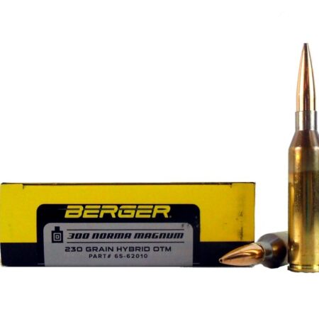 Berger Match Grade .300 Norma Magnum 230 Gr. Hybrid OTM- Box of 20