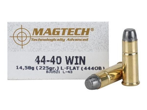 Magtech Cowboy Action .44-40 WCF 225 Gr. Lead Flat Nose- Box of 50