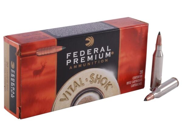 Federal Premium Vital-Shok .243 Winchester 85 Gr. Trophy Copper Tipped Boat Tail- Lead-Free- Box of 20