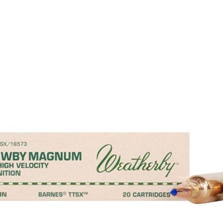 Weatherby .257 Weatherby Magnum 80 Gr. Barnes Tipped Triple-Shock X Bullet- Lead-Free- Box of 20
