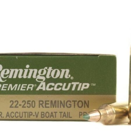 Remington .22-250 Remington 50 Gr. AccuTip Boat Tail- Box of 20