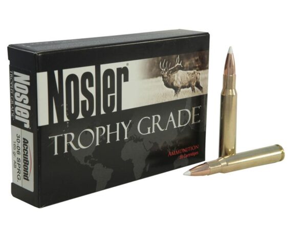 Nosler Trophy Grade .30-06 Springfield 165 Gr. AccuBond- Box of 20