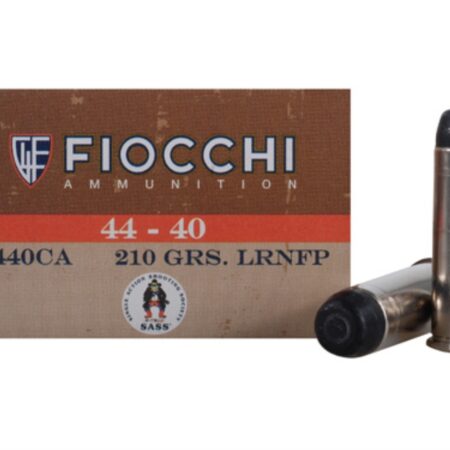 Fiocchi Cowboy Action .44-40 WCF 210 Gr. Lead Round Nose Flat Point- Box of 50
