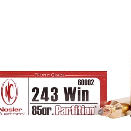 Nosler Trophy Grade .243 Winchester 85 Gr. Partition- Box of 20