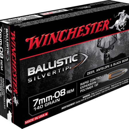Winchester Supreme 7mm-08 Remington 140 Gr. Ballistic Silvertip- Box of 20