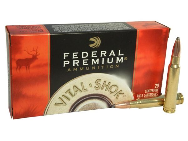 Federal Premium Vital-Shok .338 Winchester Magnum 210 Gr. Nosler Partition- Box of 20