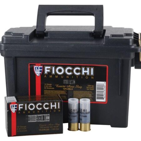 Fiocchi Low Recoil 12 Gauge 2-3/4" 7/8 oz Aero Rifled Slug- Box of 80