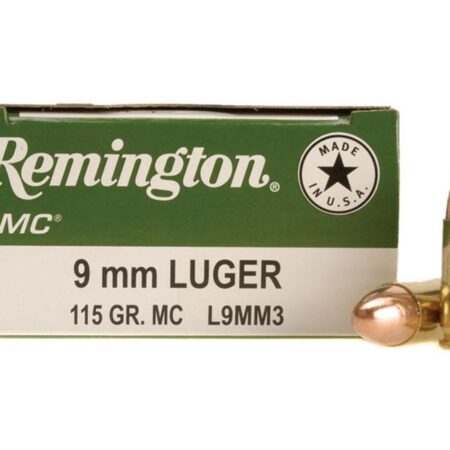 Remington UMC 9mm Luger 115 Gr. FMJ- Box of 50