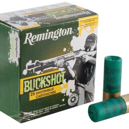 Remington Express 12 Gauge 2-3/4" 00 Buckshot 9 Pellets- Box of 25