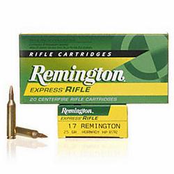 Remington .17 Remington 25 Gr. Hollow Point- Box of 20