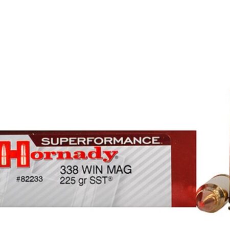 Hornady SUPERFORMANCE SST .338 Winchester Magnum 225 Gr. SST- Box of 20