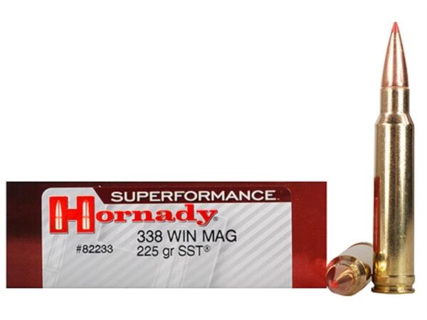 Hornady SUPERFORMANCE SST .338 Winchester Magnum 225 Gr. SST- Box of 20