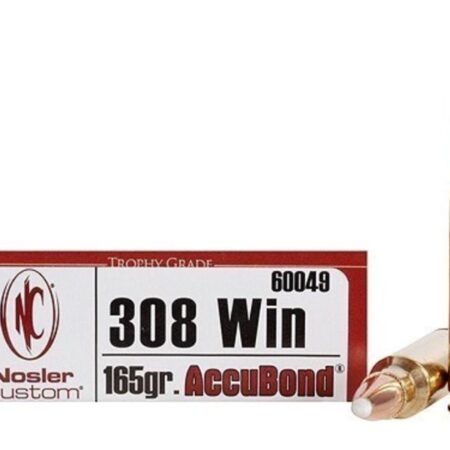 Nosler Trophy Grade .308 Winchester 165 Gr. AccuBond- Box of 20