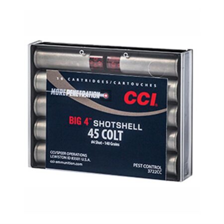 CCI Big 4 Shotshell .45 Colt 140 Gr. #4 Shot- Box of 10