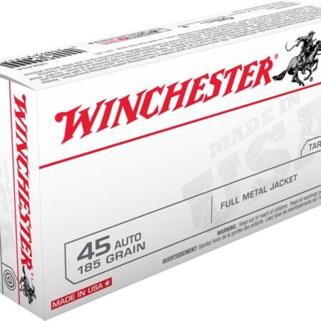 Winchester USA .45 ACP 185 Gr. Full Metal Jacket- Box of 50