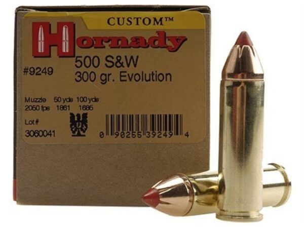 Hornady Custom .500 S&W Magnum 300 Gr. FTX- Box of 20
