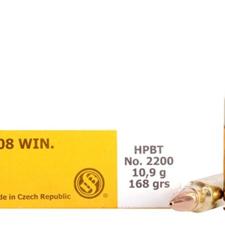 Sellier & Bellot .308 Winchester 168 Gr. Hollow Point Boat Tail- Box of 20