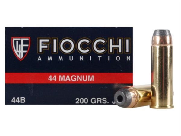 Fiocchi Shooting Dynamics .44 Remington Magnum 200 Gr. Semi-Jacketed Hollow Point- Box of 50