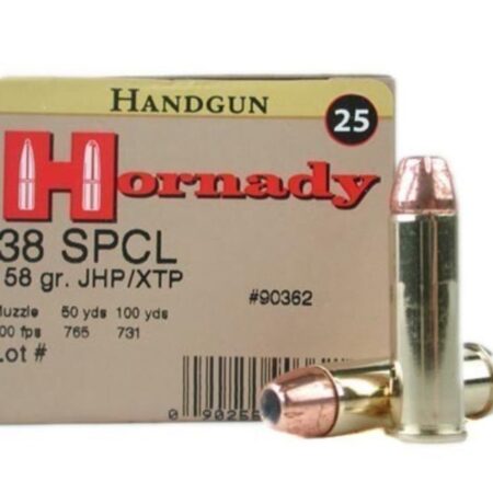 Hornady Custom .38 Special 158 Gr. XTP Jacketed Hollow Point- Box of 25