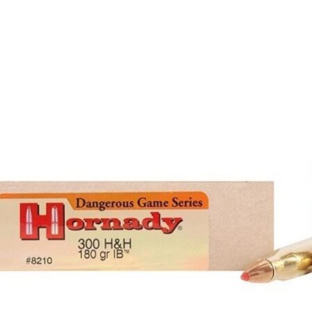 Hornady Custom .300 H&H Magnum 180 Gr. InterBond- Box of 20