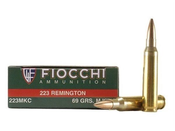Fiocchi Exacta .223 Remington 69 Gr. Sierra MatchKing Hollow Point- Box of 20