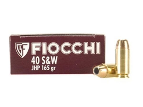 Fiocchi Shooting Dynamics .40 S&W 165 Gr. Jacketed Hollow Point- Box of 50