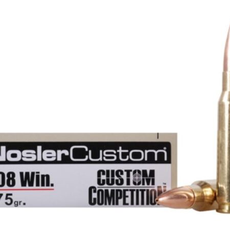 Nosler Match Grade .308 Winchester 175 Gr. Custom Competition- Box of 20