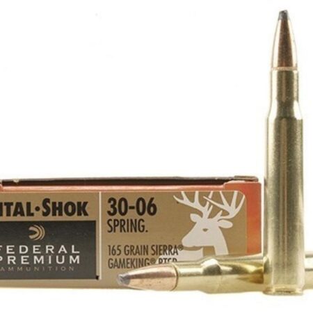 Federal Premium Vital-Shok .30-06 Springfield 165 Gr. Sierra GameKing Soft Point Boat Tail- Box of 20