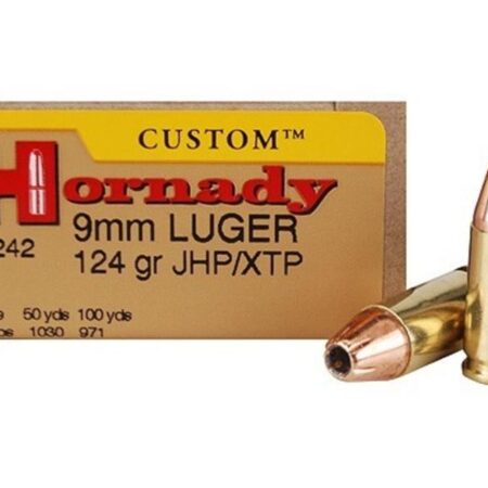 Hornady Custom 9mm Luger 124 Gr. XTP- Box of 25