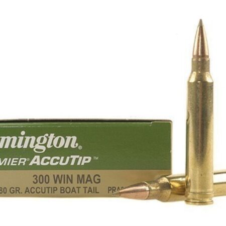 Remington Premier .300 Winchester Magnum 180 Gr. AccuTip Boat Tail- Box of 20