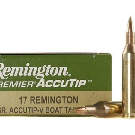 Remington Premier Varmint .17 Remington 20 Gr. AccuTip Boat Tail- Box of 20