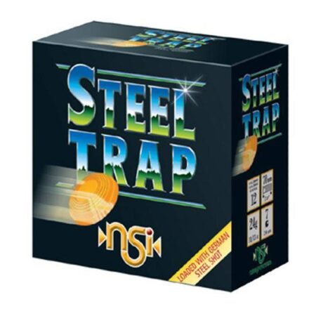 NobelSport Steel Trap 12 Gauge 2-3/4" 1 oz #7 Steel Shot- Box of 25
