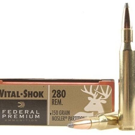 Federal Premium Vital-Shok .280 Remington 150 Gr. Nosler Partition- Box of 20