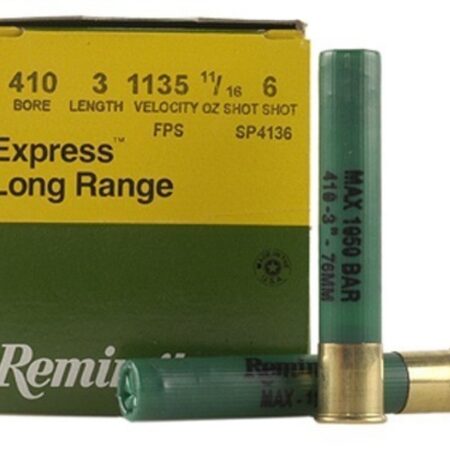 Remington Express Extra Long Range .410 Bore 3" 11/16 oz #6 Shot- Case of 250