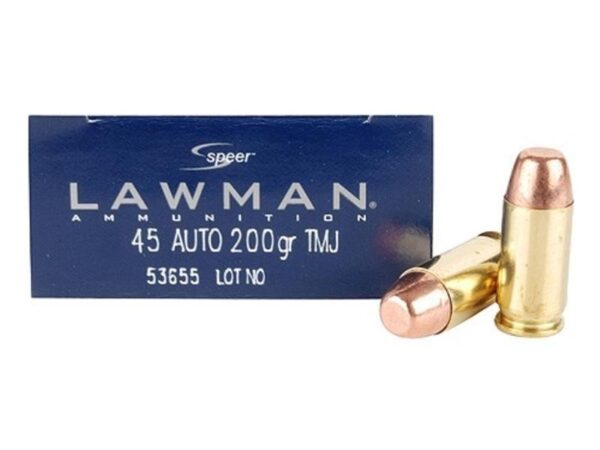 Speer Lawman .45 ACP 200 Gr. Total Metal Jacket- Box of 50