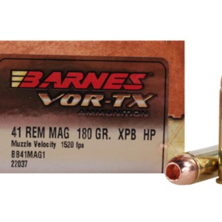 Barnes VOR-TX .41 Remington Magnum 180 Gr. XPB Hollow Point Lead-Free- Box of 20