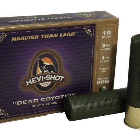 Hevi-Shot Dead Coyote 10 Gauge 3-1/2" 00 Buckshot Non-Toxic 15 Pellets- Box of 5