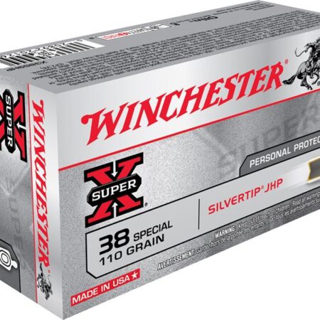 Winchester Super-X .38 Special 110 Gr. Silvertip Hollow Point- Box of 50